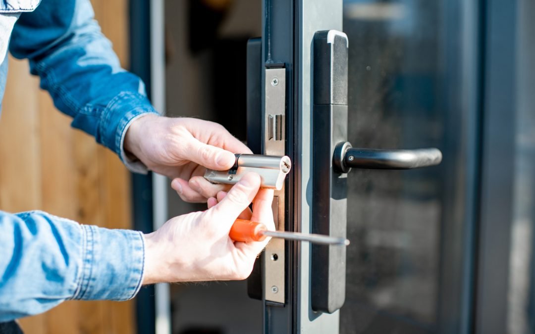Commercial locksmith services by Blueline Locksmith, ensuring security and reliability for businesses.